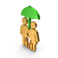 Family Umbrella Insurance Symbol PNG & PSD Images