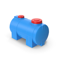 Blue Plastic Water Tank PNG & PSD Images