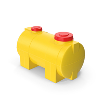 Yellow Plastic Water Tank PNG & PSD Images