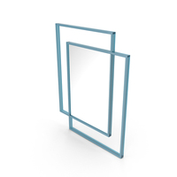 Blue Vertical Mirror PNG & PSD Images