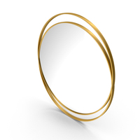 Gold Modern Mirror PNG & PSD Images