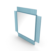 Blue Square Mirror PNG & PSD Images