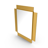 Gold Vertical Mirror PNG & PSD Images