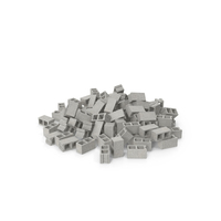 Pile Of Cinder Blocks PNG & PSD Images