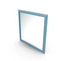 Blue Square Mirror PNG & PSD Images