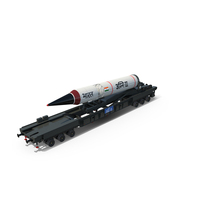 Agni III Indian Ballistic Missile With Trailer PNG & PSD Images