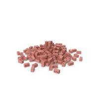 Pile Of Pink Bricks PNG & PSD Images