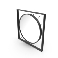 Black Modern Mirror PNG & PSD Images