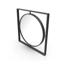 Black Designer Mirror PNG & PSD Images