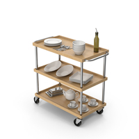 Service Trolley Set PNG & PSD Images
