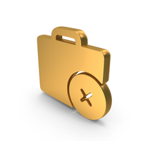 Gold Fired Briefcase Job Rejected Icon PNG & PSD Images
