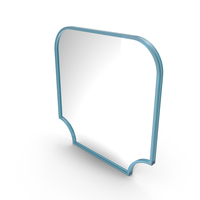 Blue Modern Mirror PNG & PSD Images