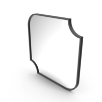 Black Modern Mirror PNG & PSD Images