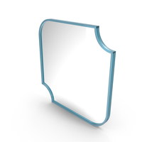 Blue Modern Mirror PNG & PSD Images