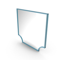 Blue Modern Mirror PNG & PSD Images