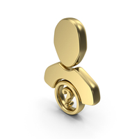 Gold Anonymous User Profile Symbol PNG & PSD Images