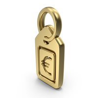 Gold Price Tag Euro Symbol PNG & PSD Images