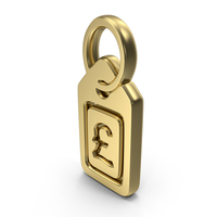 Gold Price Tag Pound Symbol PNG & PSD Images
