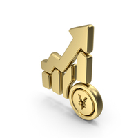 Gold Rising Costs Yen Symbol PNG & PSD Images