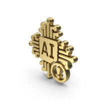 Artificial Intelligence AI Processor Error Symbol PNG & PSD Images