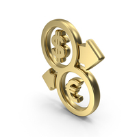 Money Exchange Business Dollar To Euro Symbol PNG & PSD Images