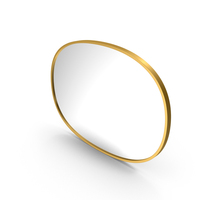 Gold Modern Mirror PNG & PSD Images