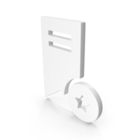 Bookmark Miscellaneous Icon White PNG & PSD Images