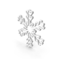 Out Line Snow Flake Icon White PNG & PSD Images