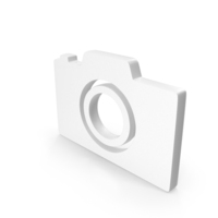 Photography Camera Icon White PNG & PSD Images