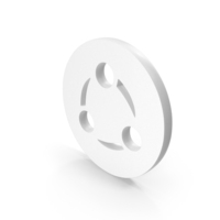 Share Icon White PNG & PSD Images