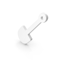 Shovel Icon White PNG & PSD Images