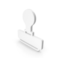 Stamp Icon White PNG & PSD Images