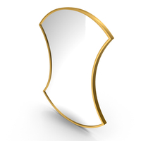 Gold Modern Mirror PNG & PSD Images