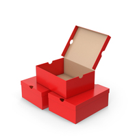 Red Shoe Boxes PNG & PSD Images