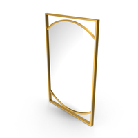 Gold Vertical Mirror PNG & PSD Images