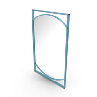 Blue Vertical Mirror PNG & PSD Images