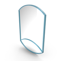Blue Vertical Mirror PNG & PSD Images