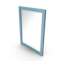 Blue Vertical Mirror PNG & PSD Images