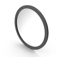 Black Round Mirror PNG & PSD Images