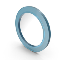Blue Round Mirror PNG & PSD Images