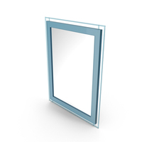 Blue Vertical Mirror PNG & PSD Images