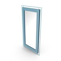 Blue Vertical Mirror PNG & PSD Images