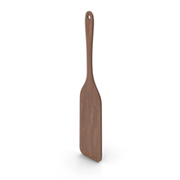 Kitchen Spatula Dark Wood PNG & PSD Images