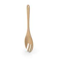 Wooden Kitchen Salad Fork PNG & PSD Images