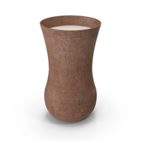 Clay Glass Of Milk PNG & PSD Images