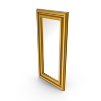 Gold Vertical Mirror PNG & PSD Images