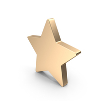Thick Bronze Star Icon PNG & PSD Images