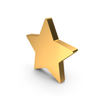Thick Gold Star Icon PNG & PSD Images