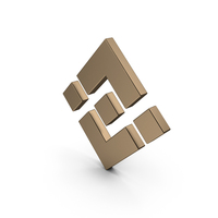 Bronze Binance Symbol PNG & PSD Images