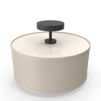 Aaru Fabric Semi Flush Mount Lamp PNG & PSD Images